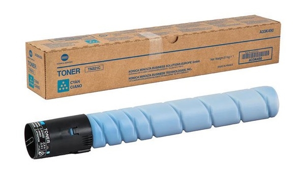Тонер Konica Minolta TN-321C (Cyan), для bizhub C224e/C284e/C364e