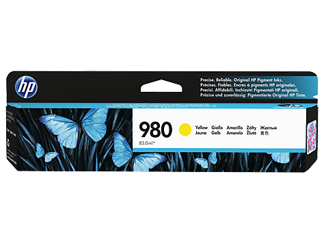 Чернильный картридж HP 980 Yellow (желтый)