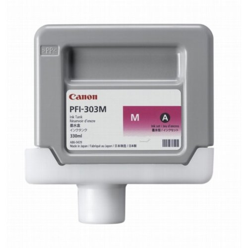 Чернильный картридж Canon PFI-303M, iPF810/iPF815/iPF820/iPF825, пурпурный, 330 мл