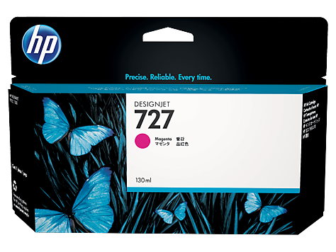 Чернильный картридж HP №727 DesignJet T920/T1500, пурпурный, 130 мл
