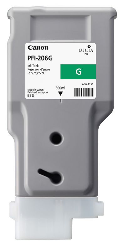 Чернильный картридж Canon, PFI-206 G, ipf6400/6450