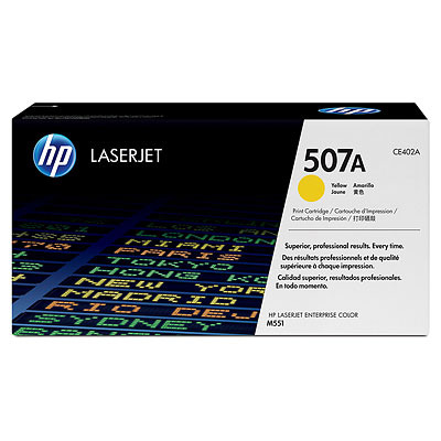 Тонер-картридж HP 507A Color LaserJet для M551 Yellow 5500 стр
