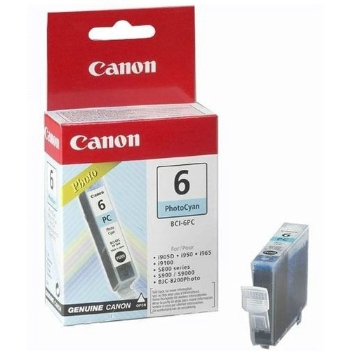 Чернильный картридж Canon BCI-6PC (photo cyan, светло-голубой)