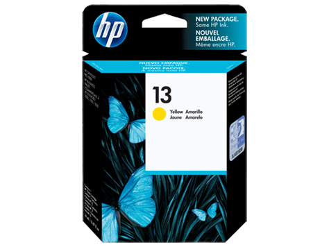 Чернильный картридж HP №13 Business InkJet 1000/2800/OfficeJet Pro K850, желтый, 14мл
