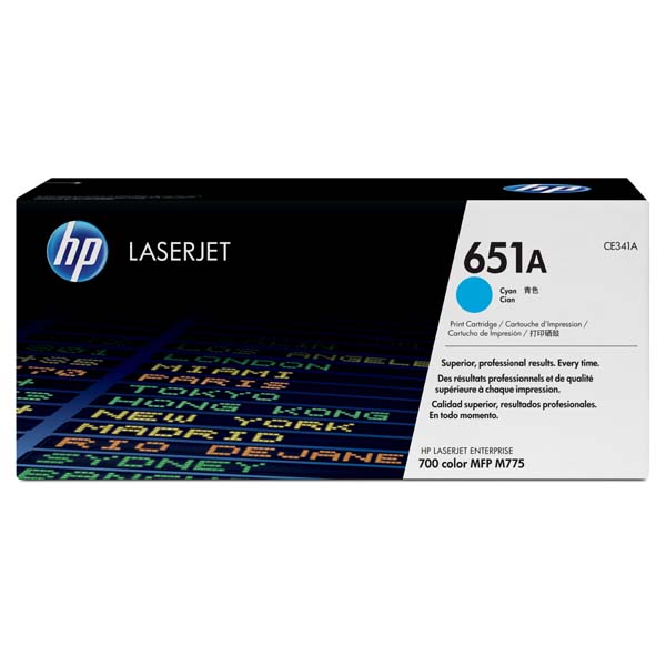 Тонер-картридж голубой HP 651A Color LaserJet Enterprise 700 M775, 16000стр.