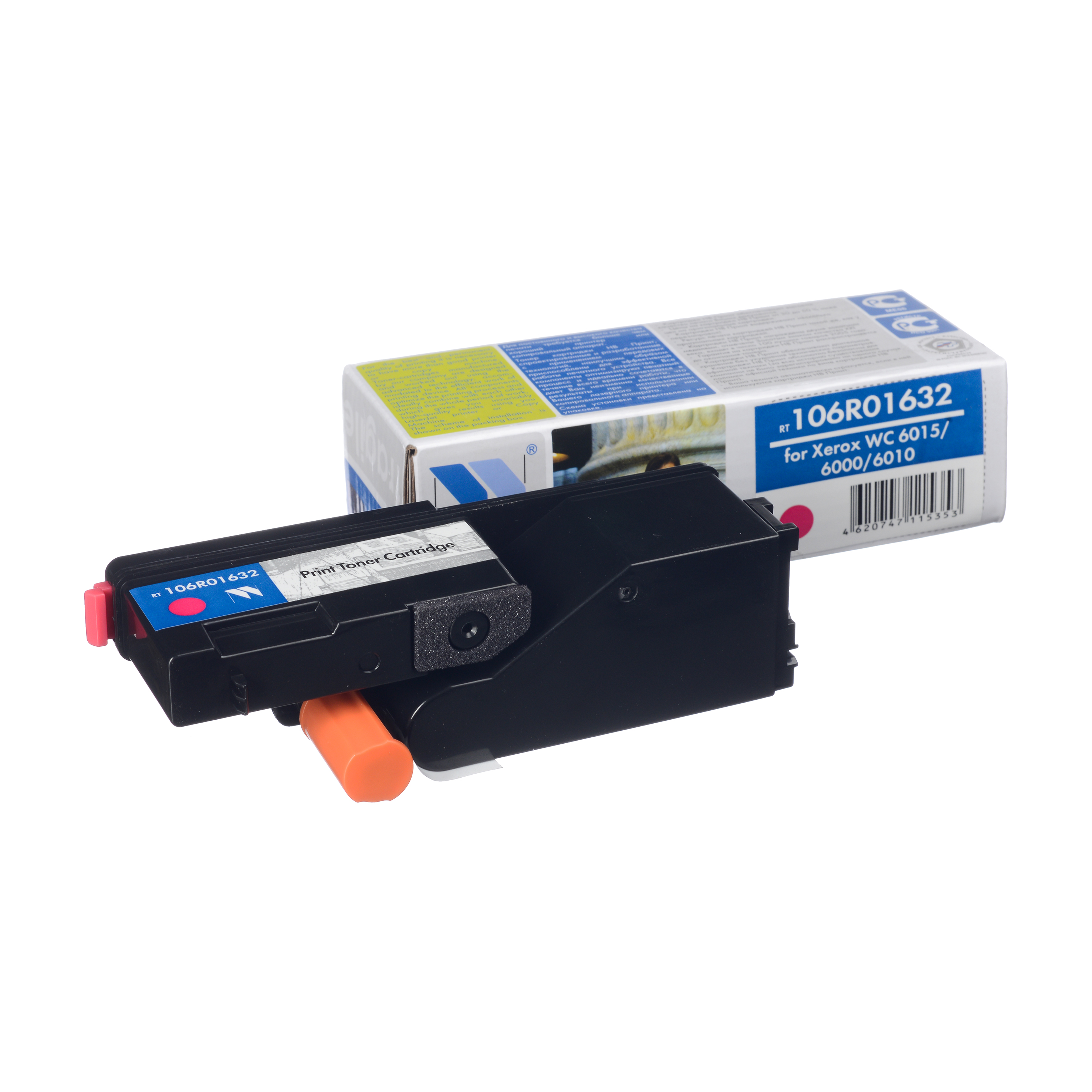 Картридж NVP совместимый Xerox 106R01632 MAGENTA для Phaser 6000/6010 (1000k)