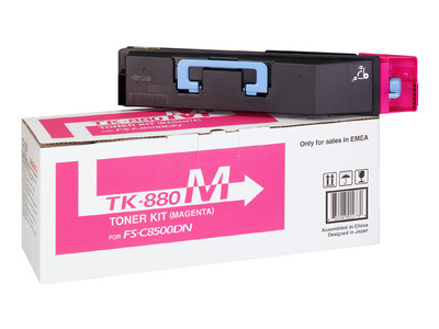 Тонер-картридж Kyocera Mita FSC8500DN type TK-880 Magenta, 18000 стр.