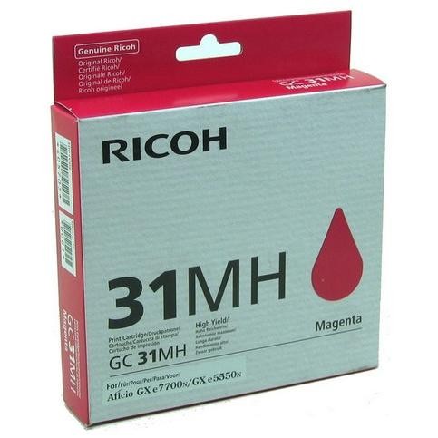 Тонер-картридж GC31MH пурпурный Ricoh Aficio GXe5550N/7700N,4000стр.