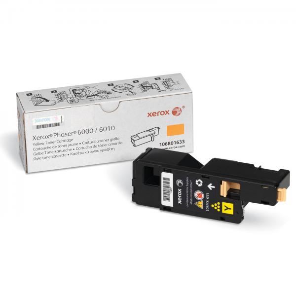 Тонер-картридж Xerox Phaser 6000/6010N/ WC6015 Yellow, 1000стр.