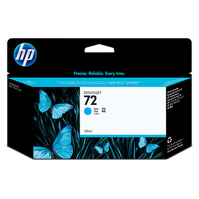 Чернильный картридж HP No. 72 Cyan, DesignJet T610/1100, 130ml