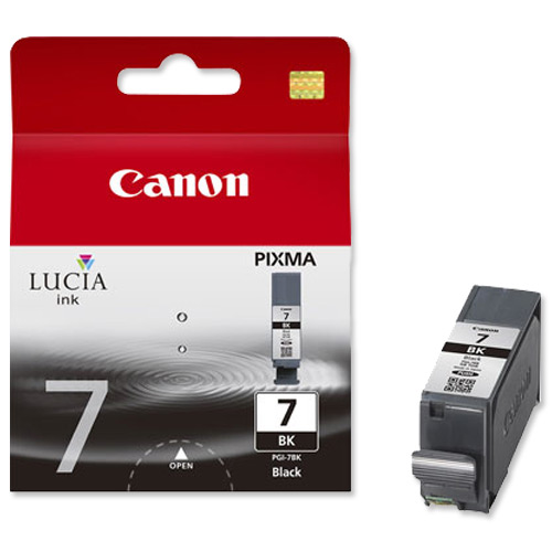 Чернильный картридж Canon PGI-7BK (black, чёрный)