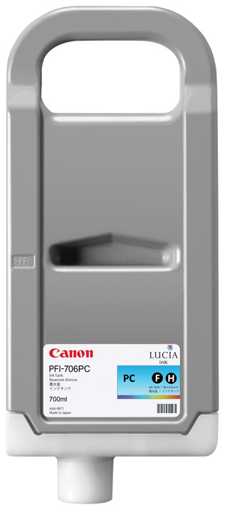 Чернильный картридж Canon PFI-706 PC, iPF 8400/9400, Photo Cyan