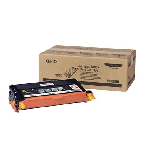 Тонер-картридж Xerox Phaser 6180 Yellow, 6000стр.