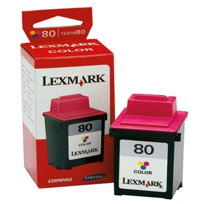 Чернильный картридж Lexmark JPZ11/Z31/3200/5000/5700/5770/7000/7200/CIJ300/700/900/A900/J1200/C3-1000/OC40/45, #80, Color