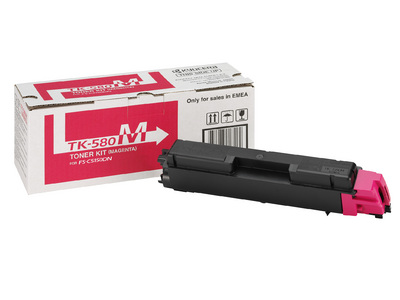 Тонер-картридж Kyocera FSC5150DN type TK-580M Magenta, 2800 стр.