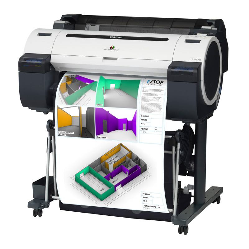 Широкоформатный принтер Canon imagePROGRAF iPF670