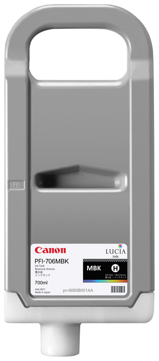 Чернильный картридж Canon PFI-706 MBK, iPF 8400/9400, Matte Black
