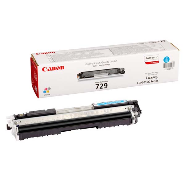 Тонер-картридж Canon 729 Cyan (голубой) для i-SENSYS LBP7010C/ LBP7018C