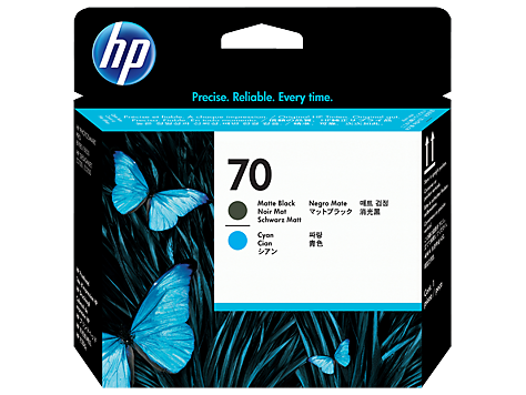 Печатающая головка HP No. 70, Designjet Z2100, Matte Black and Cyan