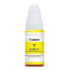Чернила Canon GI-490 Y Yellow (желтый) для PIXMA G1400/2400/3400