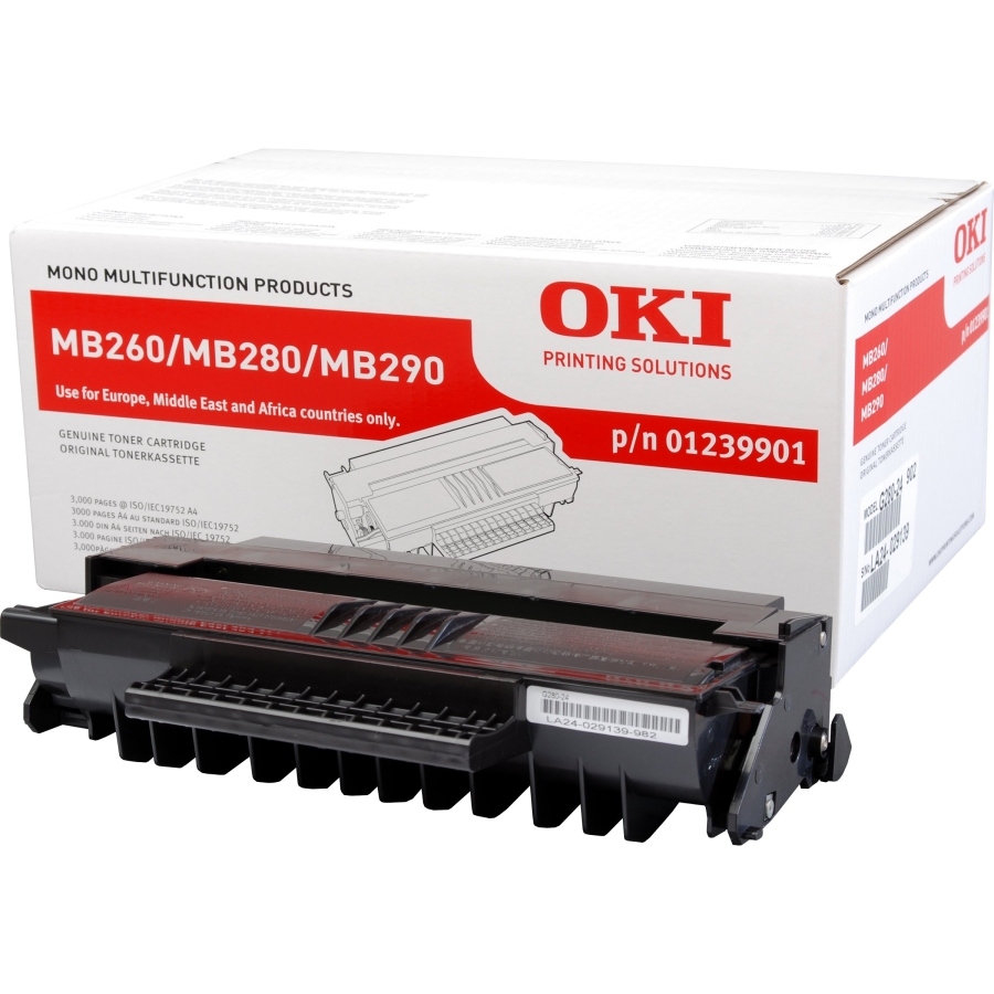 Тонер-картридж для OKI MB260/280/290 (3000 стр.)