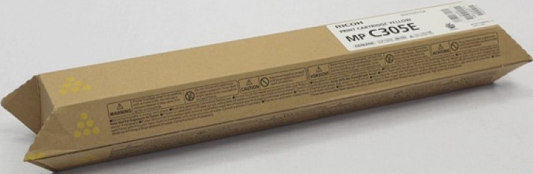 Тонер-картридж MPC305E желтый для Ricoh Aficio MPC305SP/SPF, 4000стр.