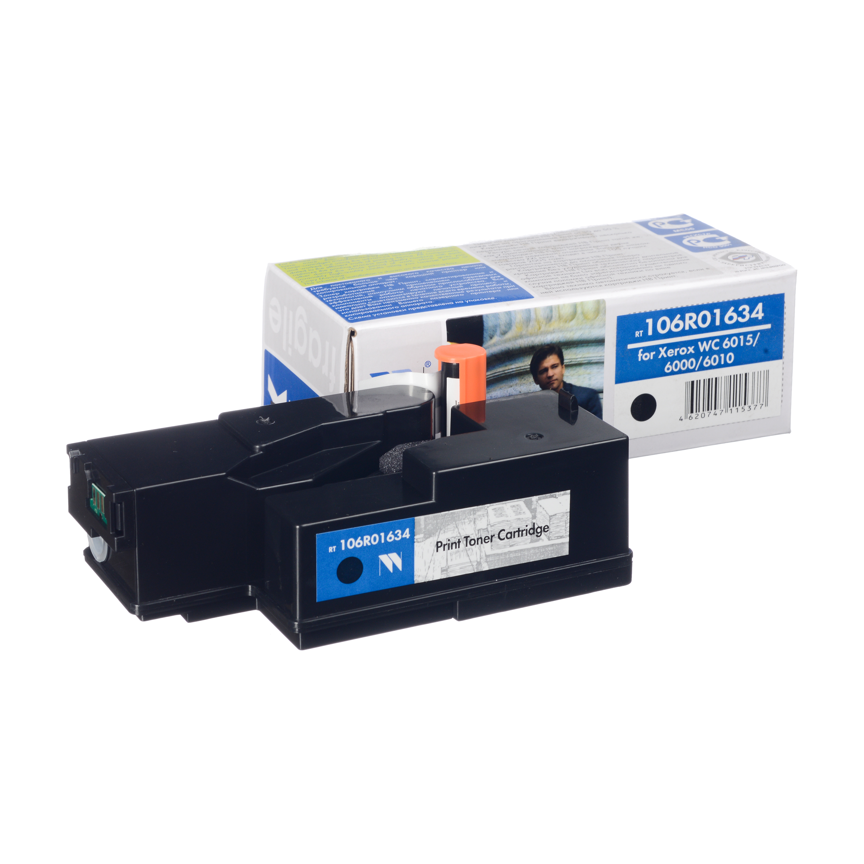 Картридж NVP совместимый Xerox 106R01634 BLACK для Phaser 6000/6010 (2000k)