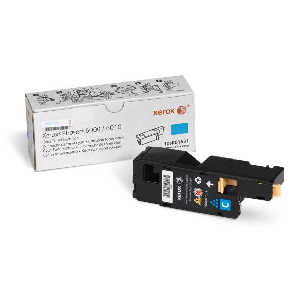 Тонер-картридж Xerox Phaser 6000/6010N/ WC6015 Cyan, 1000стр.