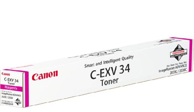 Тонер-картридж Canon C-EXV 34 Magenta (пурпурный), для iR ADV C2000/C2020/C2025/C2030