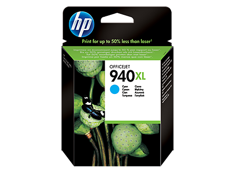 Чернильный картридж HP No. 940XL for Officejet Pro 8000/8500, Cyan, 16ml