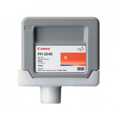 Чернильный картридж Canon PFI-304R, iPF8300/8300S, красный