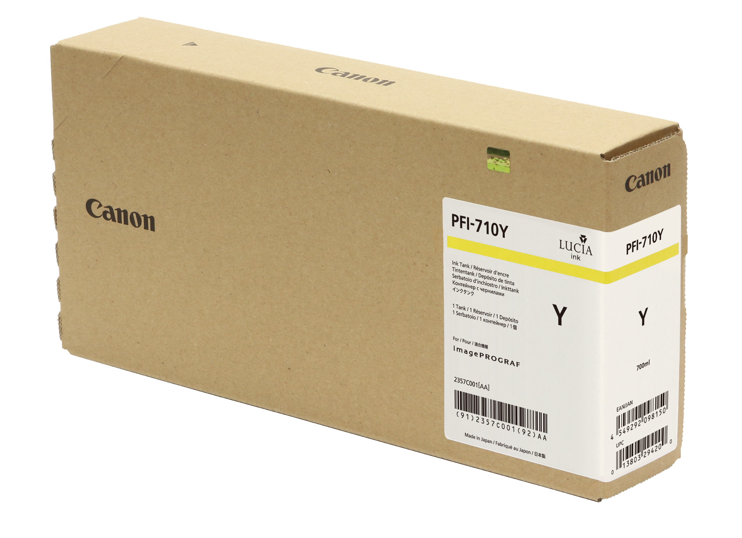 Чернильный картридж Canon PFI-710Y