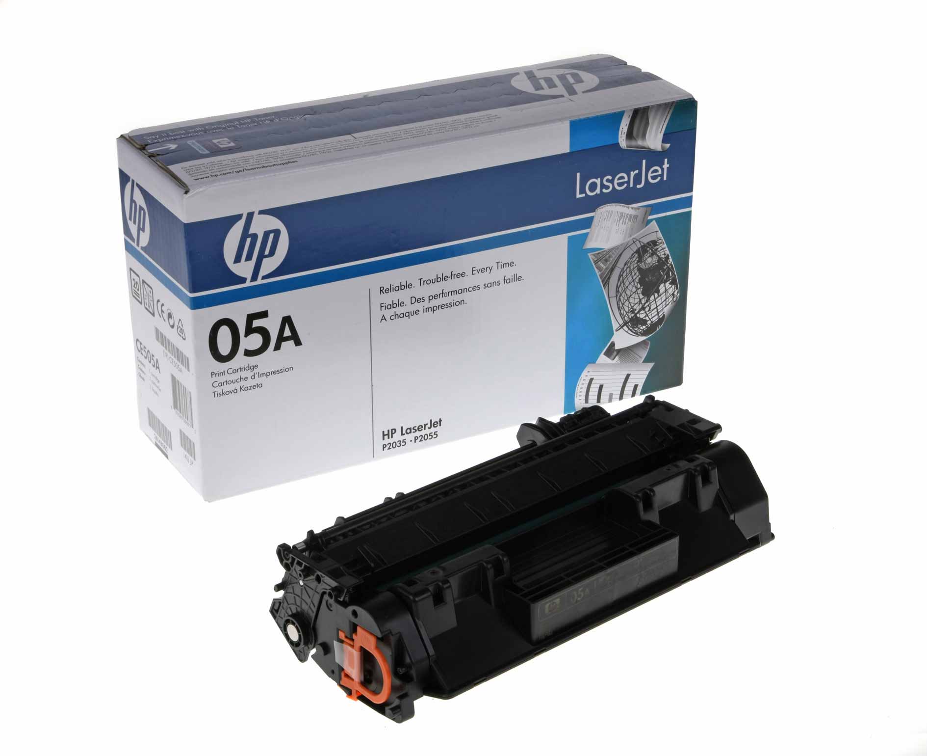 Тонер-картридж черный НР 05A LaserJet P2055/P2035/P2050 , 2300 стр.