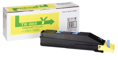 Тонер-картридж Mita Kyocera TASKalfa250ci/300ci type TK865 Yellow, 12000 стр.