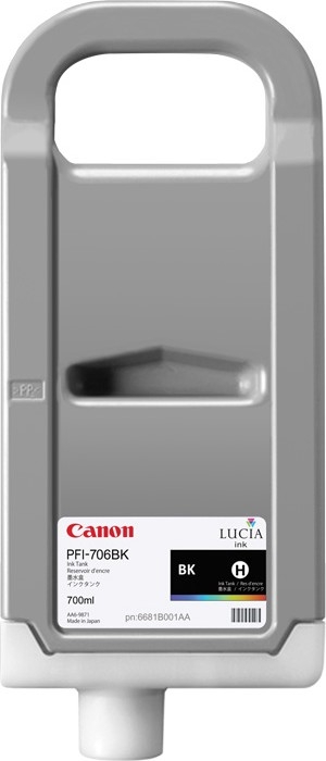 Чернильный картридж Canon PFI-706 BK,  iPF 8400/9400, Black