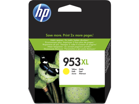 Чернильный картридж увеличенной емкости HP 953XL Yellow (желтый) для OfficeJet Pro 8710/8715/8720/8725/8730/8210/8218