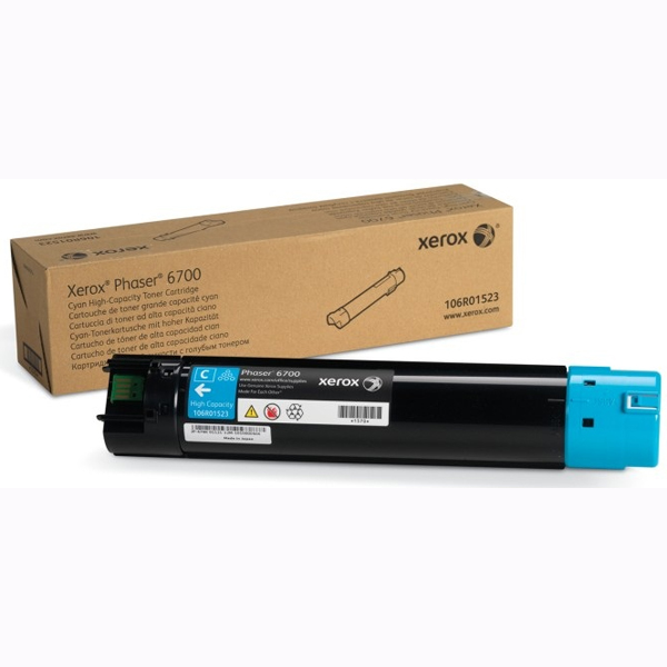 Тонер-картридж Xerox голубой Phaser-6700N, 12000 стр.