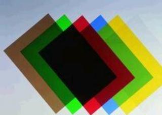Обложки Office Kit ПВХ, прозрачные, синие, глянец, А4,180 мкм, 100 шт