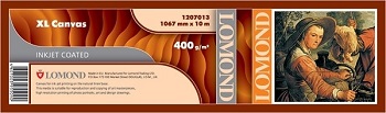 Холст Lomond XL Natural Canvas Pigment Archive долгого хранения, A0, 914мм(36"),350 г/м2,400мкм, 10 м