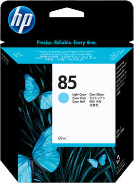 Чернильный картридж HP No. 85 Light Cyan, DesignJet 30/90/130, 28ml