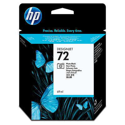 Чернильный картридж HP No. 72 for Designjet T1100/T610, Photo Black, 69ml