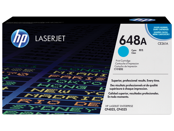 Тонер-картридж HP 261A голубой для CLJ CP4525, 11000 стр.